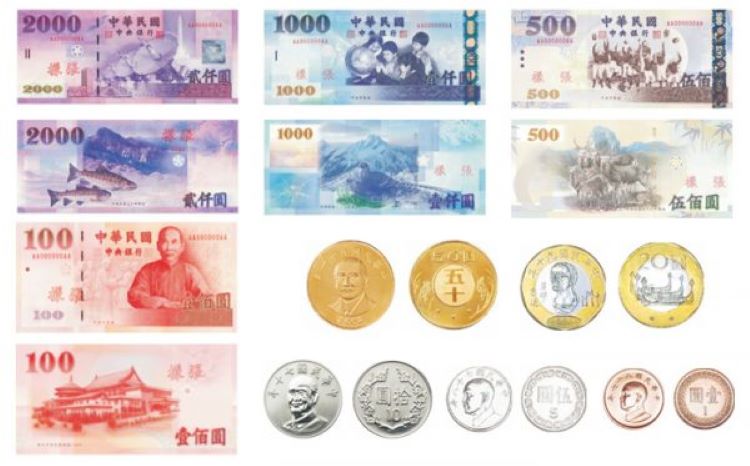 mệnh giá tiền đài loan